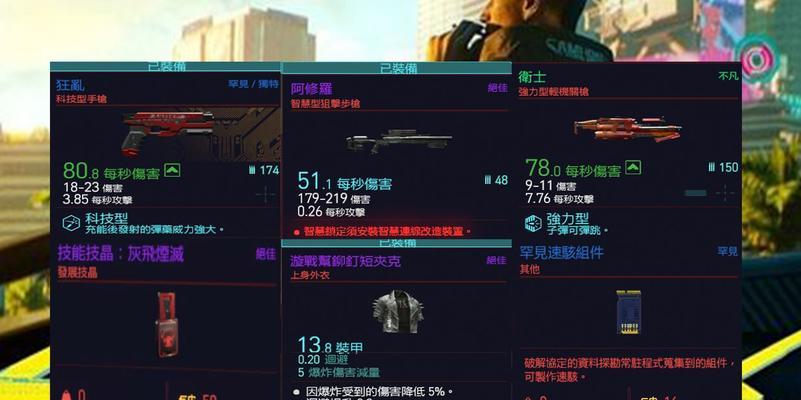 《以赛博朋克2077》最强武器汇总（千锤百炼方得此“铁”精品武器助你闯荡未来城市）