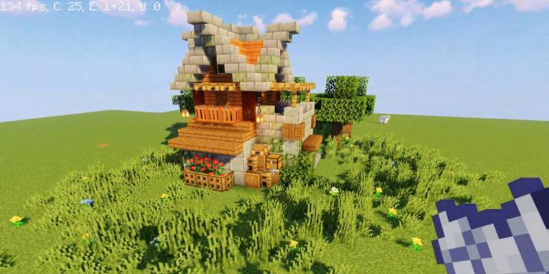 《我的世界》游戏屋檐小木屋制作方法（用游戏实现你的小屋梦想）